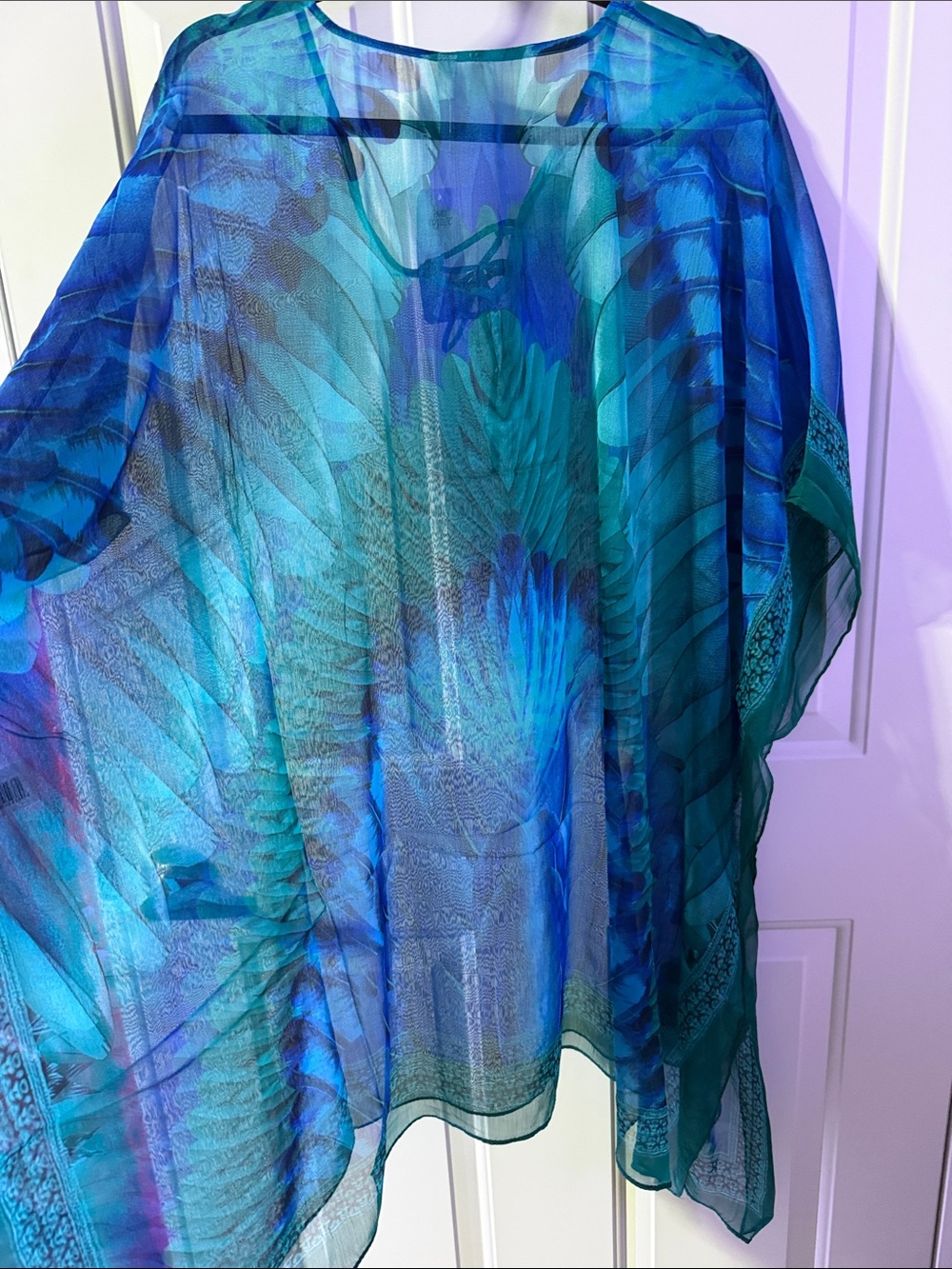 NWT Bon Voyage resortwear kaftan swimsuit cover-up - Picture 6 of 6